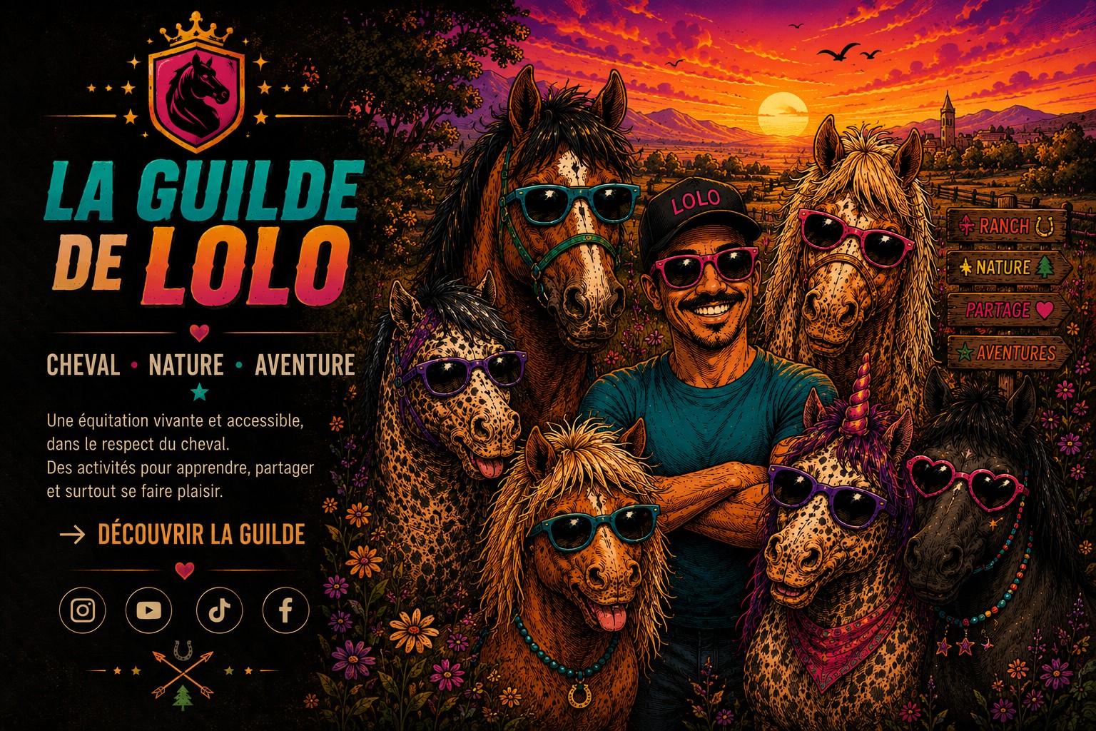 La Guilde de Lolo — Cheval, Nature, Aventure